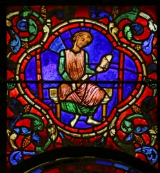 Escena de la Vida de San Martín, Catedral de Chartres